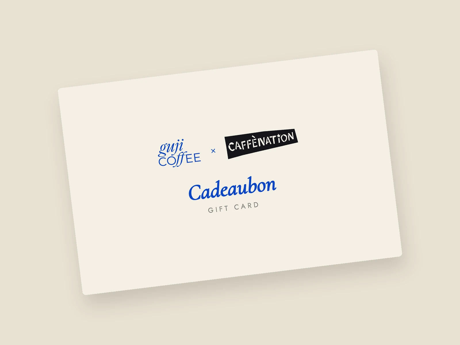 Caffènation gift card